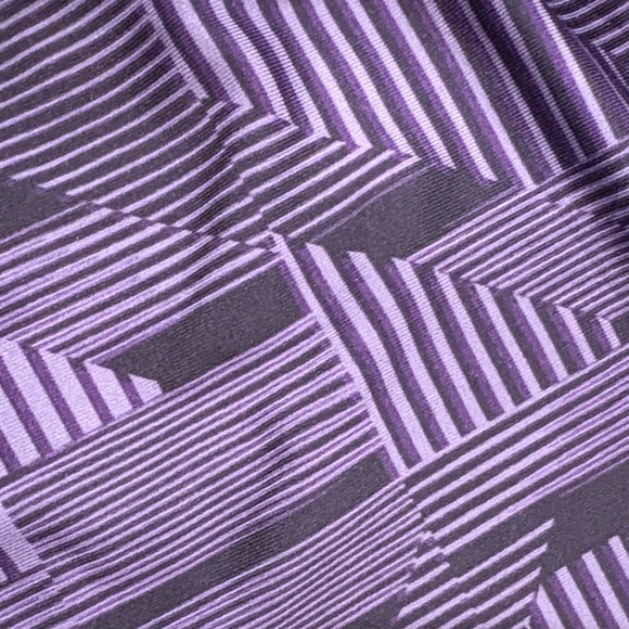 Under Armour Kids Geometric Purple Leggings - Picture 5 of 6